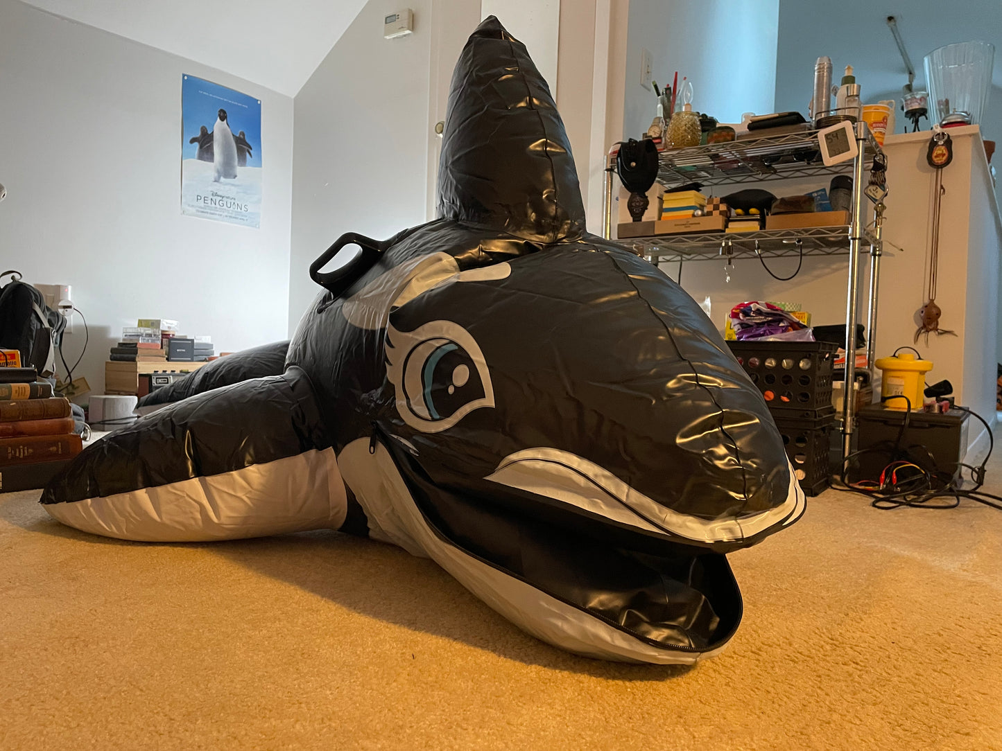 Whale inflatable suit