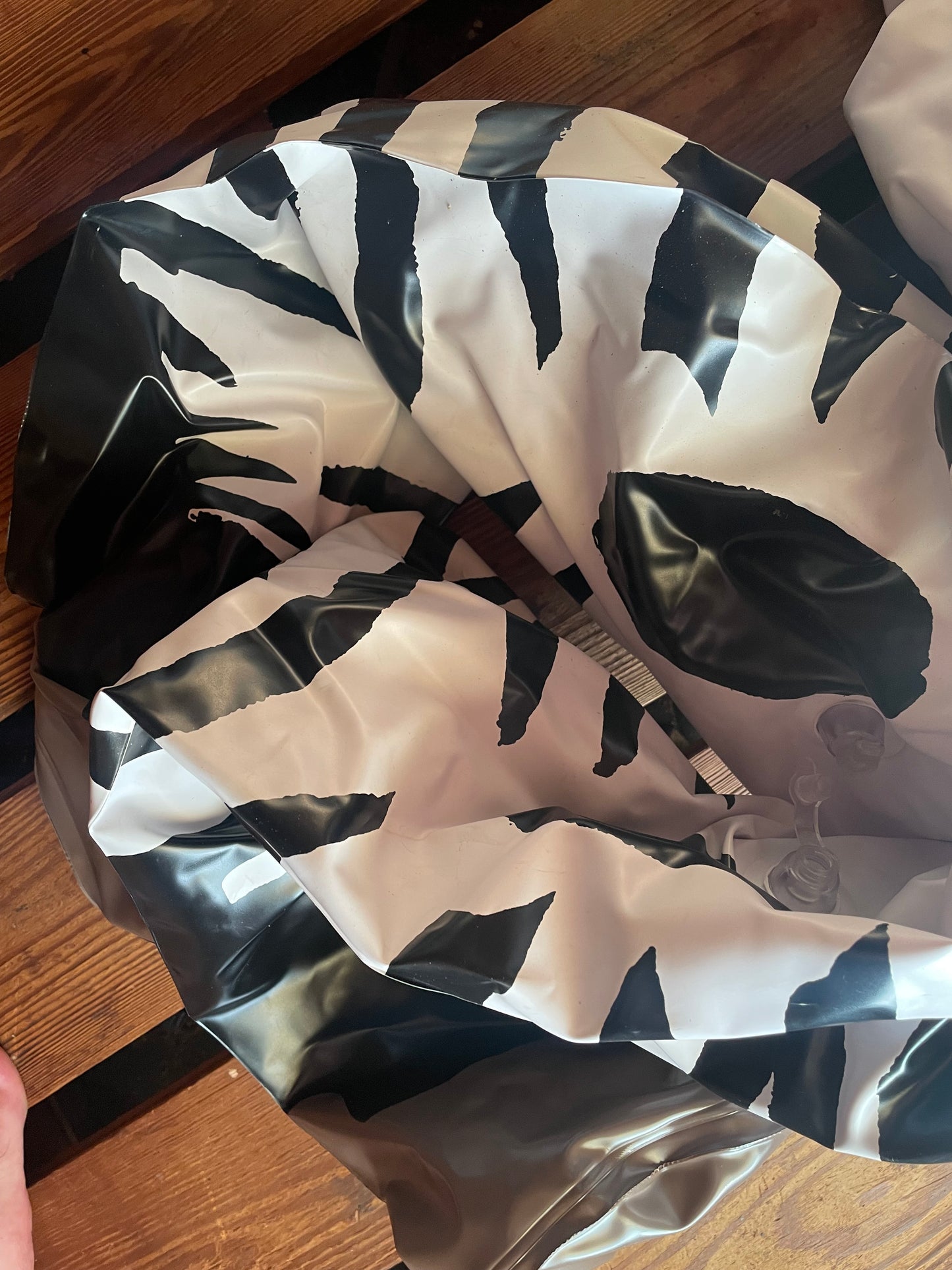 Vintage lifelike zebra