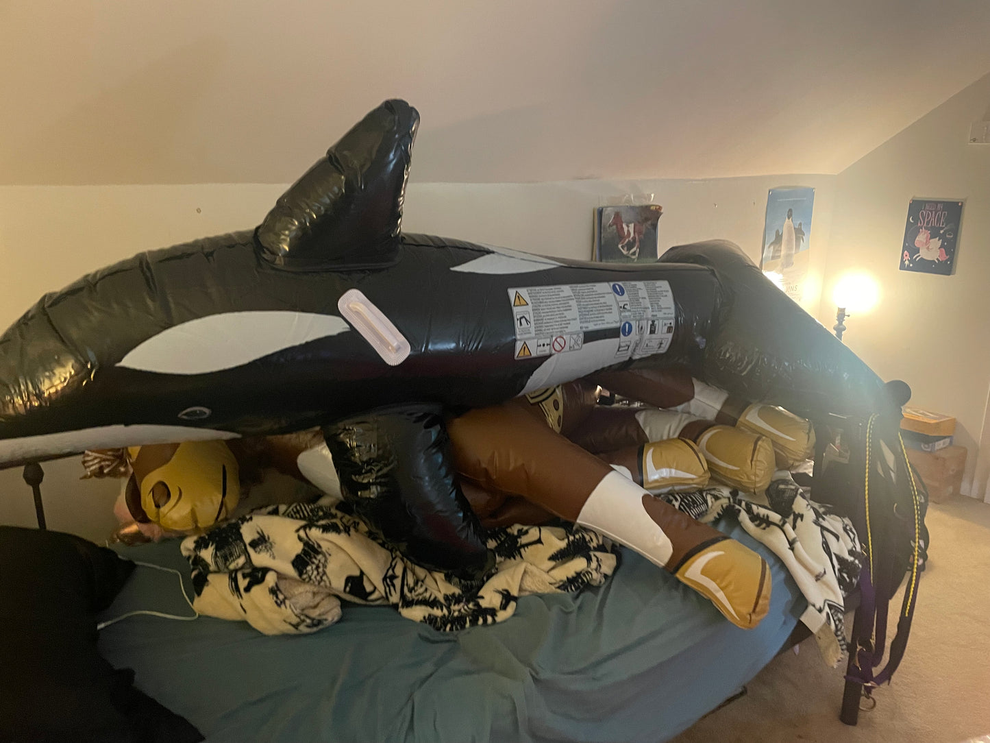 Whale inflatable