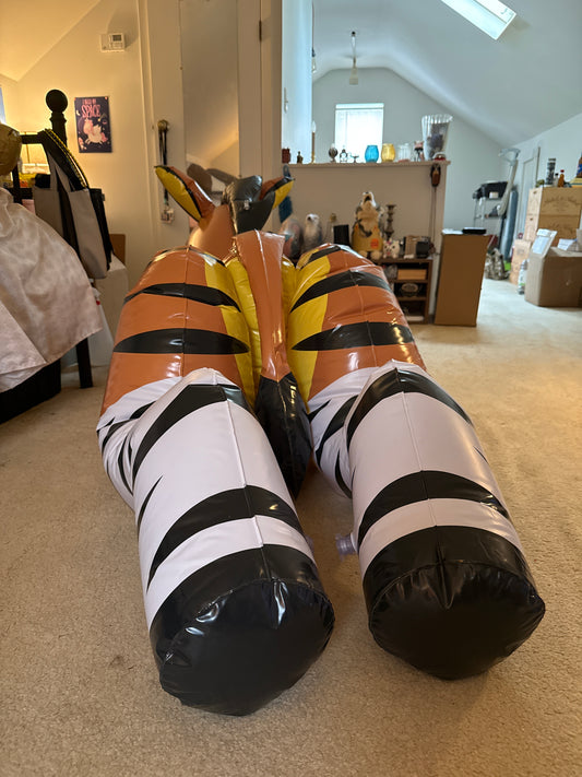 Zebronkey inflatable video (horseplay inflatables Zoey)