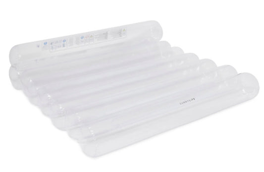 Twin tube lilo clear transparent